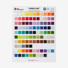Stroke & Coat Color Chip Board